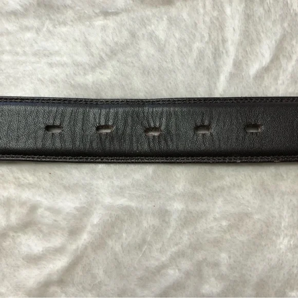 Cansooba Dark Brown Leather Belt Size 36 - Picture 7 of 10